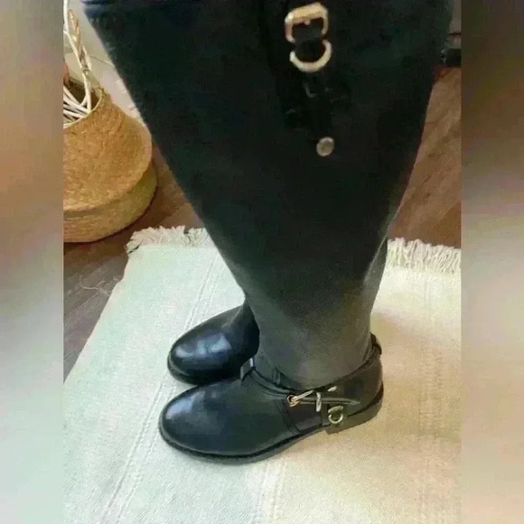 Vince Camuto Kabo Black Boots new without box Sz 5 - Picture 2 of 16